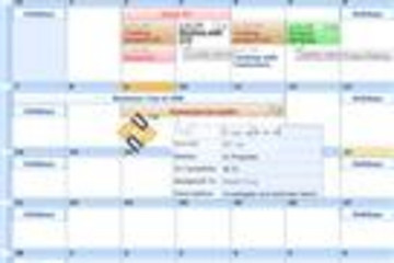 Professional Calendar Web Part预览：