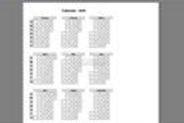 FASTREPORT for COM/ActiveX预览：FASTREPORT for COM/ActiveX-Calendar