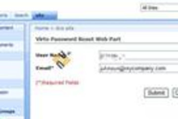 SharePoint Password Reset and Recovery Web Part预览：