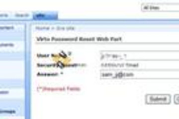 SharePoint Password Reset and Recovery Web Part预览：