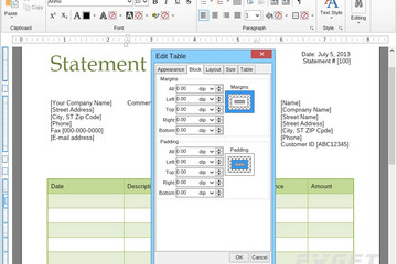 NOV  Rich Text Editor for .NET预览：Tables