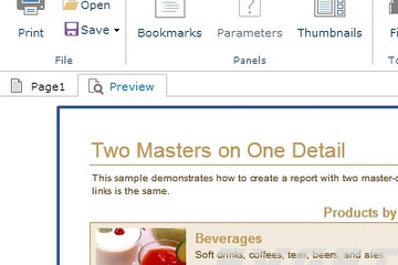 Stimulsoft Reports.PHP预览：Preview master-detail report