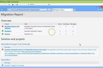 VDProj to WiX Converter预览：VDProj to WiX Converter 