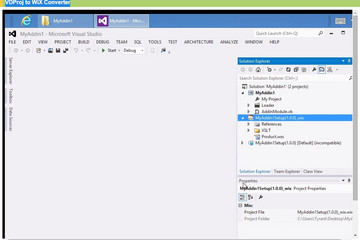 VDProj to WiX Converter预览：VDProj to WiX Converter