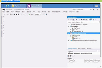 VDProj to WiX Converter預(yù)覽：VDProj to WiX Converter