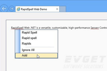 RapidSpell Web ASP.NET預覽：