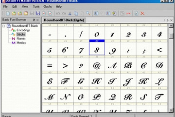FTMaster预览：glyph
