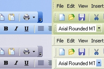 TMS Advanced Toolbars & Menus预览：Office 2003 style menus & docking toolbars