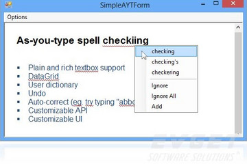 RapidSpell Desktop .NET預(yù)覽：