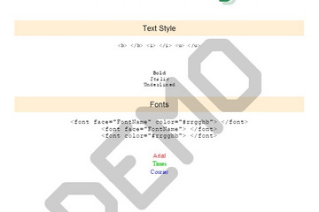 Stimulsoft Ultimate预览：HTML Tags