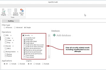 ApexSQL Audit预览：变更安全审核