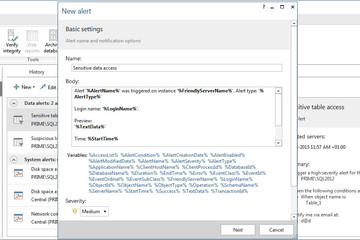 ApexSQL Audit预览：友好的用户提醒向导