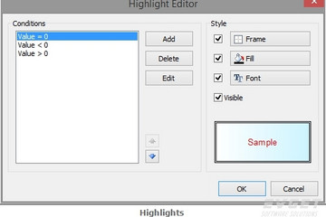 FastReport VCL预览：highlight