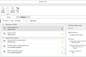 ApexSQL Audit预览：快讯管理