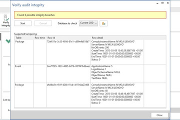 ApexSQL Audit预览：防篡改设计