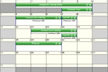 TMS ASP.NET WebPlanner预览：month planner