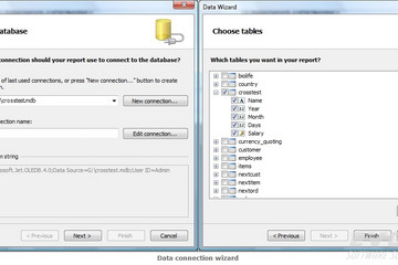 FastReport .Net預(yù)覽：data connection wizard