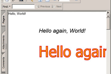 PDFOne (for Java™) 预览：使用PDF字体类文本渲染