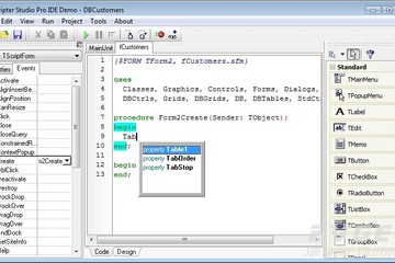 TMS Scripter预览：Scripter Pro - Code Completion