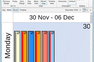 NOV Schedule for .NET預(yù)覽：Zooming-and-scrolling