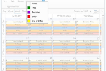 NOV Schedule for .NET预览：categorization