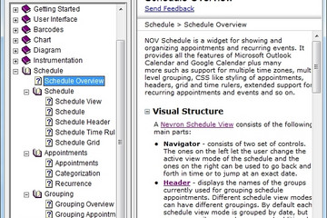 NOV Schedule for .NET预览：Documentation-Examples
