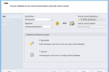 dbForge Source Control for SQL Server预览：工作文件夹