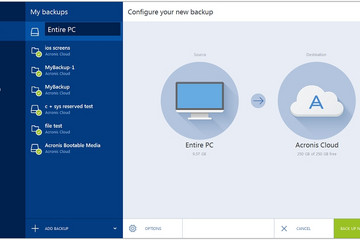 Acronis True Image预览：云端备份