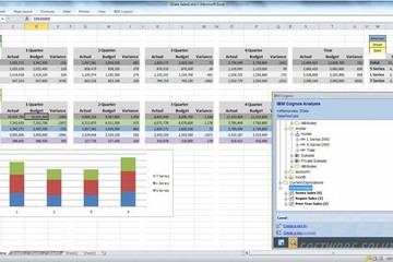 Cognos Analysis for Microsoft Excel預覽：