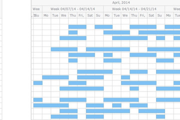 AnyGantt預(yù)覽：Resource Chart Editing