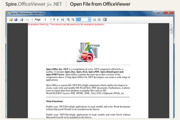 Spire.OfficeViewer for .NET預(yù)覽：Spire.OfficeViewer for .NET圖集