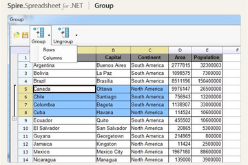 Spire.Spreadsheet for .NET預(yù)覽：Spire.Spreadsheet for .NET圖集