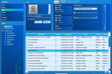 Xceed Pro Themes for WPF预览：pro theme