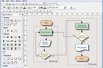TMS Diagram Studio预览：flowchart