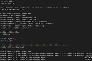 Xceed Zip for ActiveX预览：Xceed-Zip-AX-Screenshot