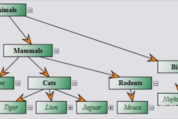MindFusion.Diagramming for WPF预览：MindFusion_WPF_Diagram_Control_Tree_Hierarchy