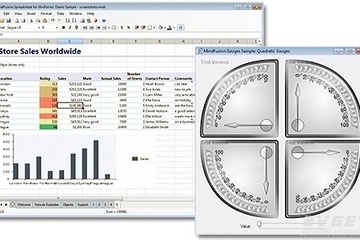 MindFusion.WinForms Pack预览：chart and gauge