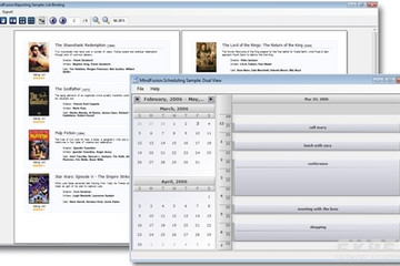 MindFusion.WinForms Pack预览：report and schedule