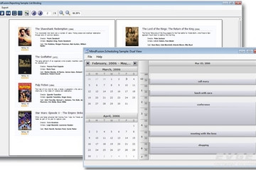 MindFusion.WinForms Pack預(yù)覽：report and schedule