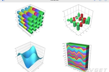 NChart3D预览：Multiple-charts