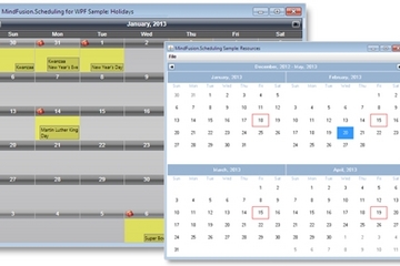 MindFusion.Scheduling Pack预览：scheduling_pack