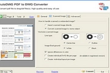 PDF to DWG Converter預(yù)覽：PDF to DWG Converter 1