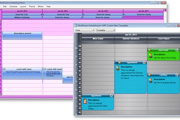 MindFusion.Scheduling Pack预览：scheduling_pack