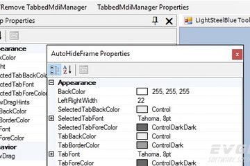 Xceed Docking Windows for WinForms预览：Xceed-DockingWindows-Screenshot