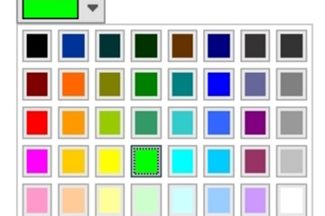 TMS FNC UI Pack預覽：TTMSFNCColorPicker