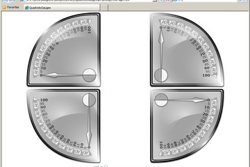 MindFusion.Charting for Silverlight预览：packlite_quadratic_gauge