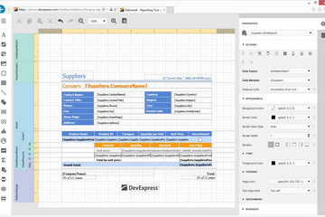 DevExpress Reporting预览：aspnet-enduser-report-designer