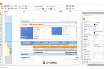 DevExpress Reporting预览：WPF-Report-Designer