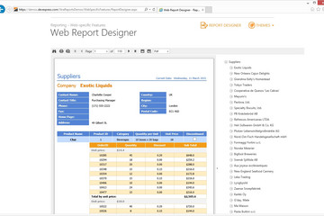 DevExpress Reporting预览：aspnet-report-preview