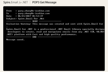 Spire.Email for .NET预览：产品截图3